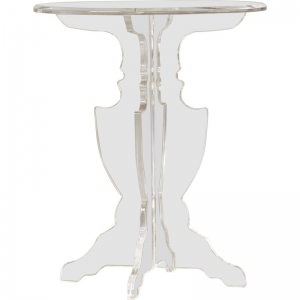 acrylic end table